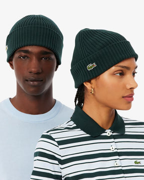 LACOSTE Berretto In Lana Verde