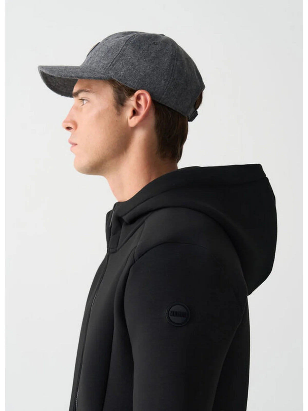 Colmar Felpa In Neoprene Con Cappuccio Nero