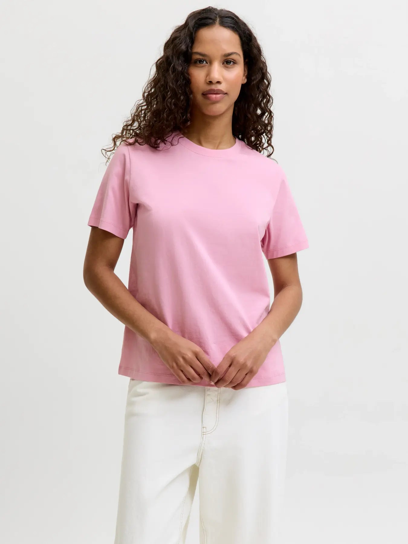 JJXX JXANNA T-SHIRT ROSA BIANCA DONNA