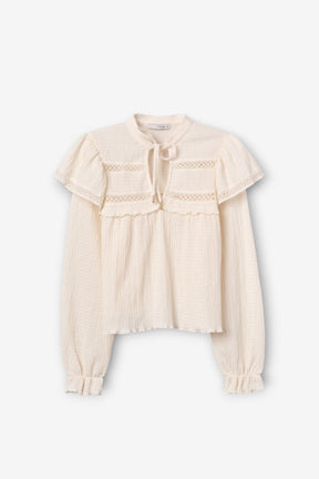 Tiffosi Sainty Camicia Panna Donna AW26