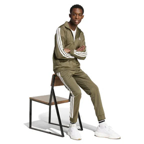 ADIDAS Tuta Acetata Con Zip Senza Cappuccio Verde Scuro 2025/2026