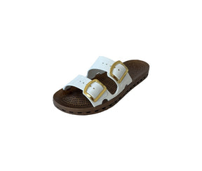 SENSI Ciabatta Suola Marrone PRESTIGIO Bianco