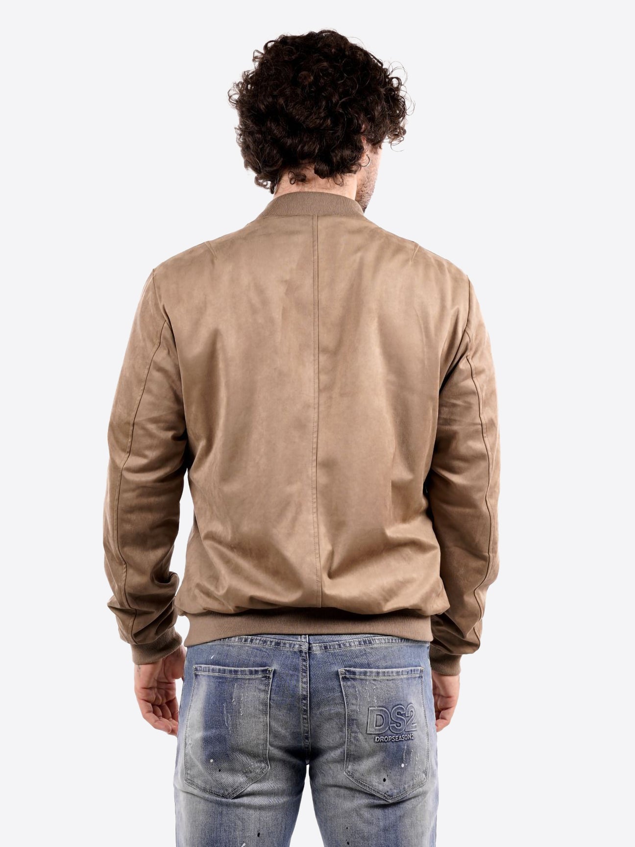 GIANNI LUPO Giacca In Renna Beige