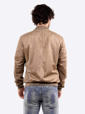 GIANNI LUPO Giacca In Renna Beige