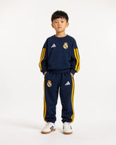 ADIDAS Tuta Felpata Bambino/Bambina Real Madrid Blu/Gialla