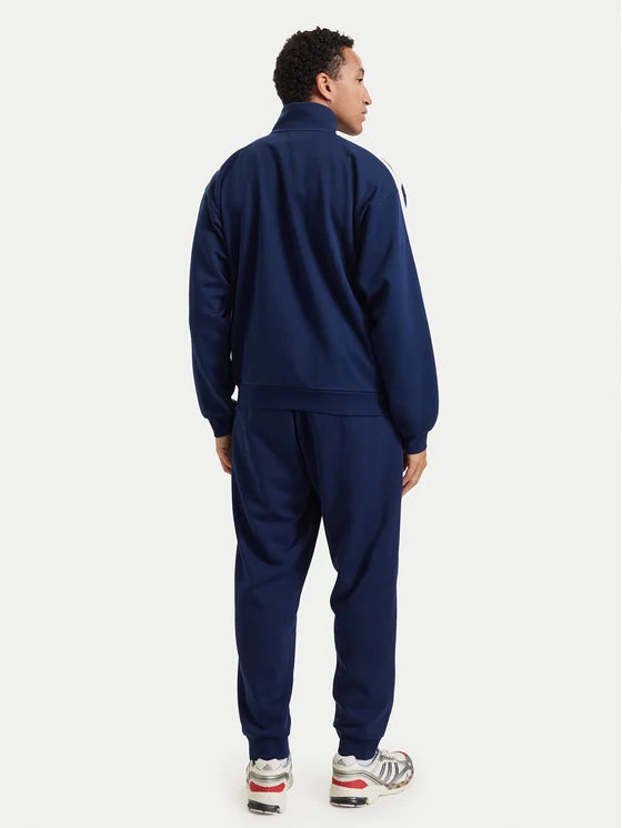 ADIDAS Tuta Felpata Con Zip Senza Cappuccio 3 Stripes Essential Blu/Bianca 2026/2027