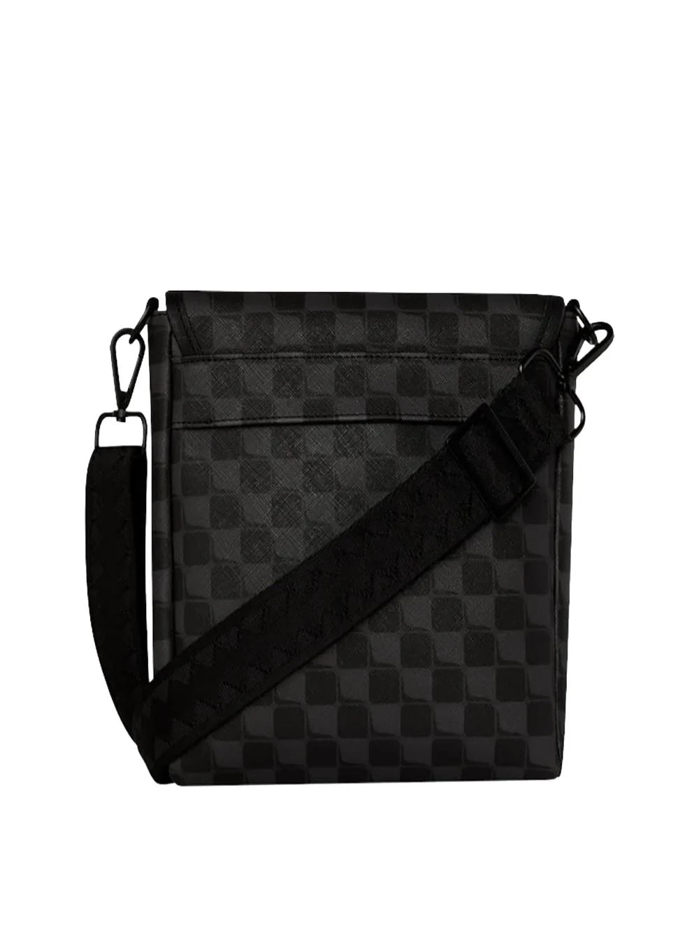 SPRAYGROUND Tracolla In Pelle Sip Balloon Messenger Nero
