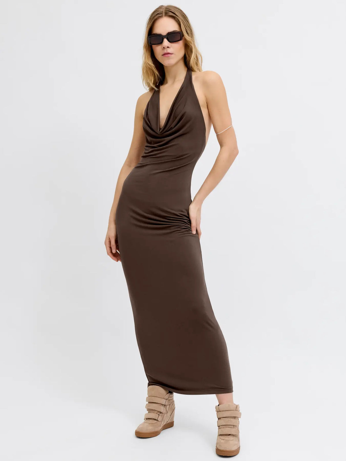 JJXX JXOLIVIA VESTITINO MARRONE DONNA