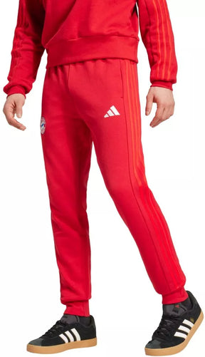 ADIDAS Bayern Monaco Tuta Acetata Con Zip Senza Cappuccio Rossa
