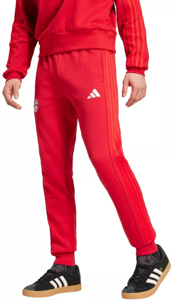 ADIDAS Bayern Monaco Tuta Acetata Con Zip Senza Cappuccio Rossa