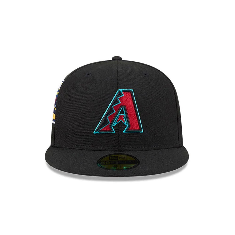 NEW ERA 59FIFTY Cappello Visiera Dritta Arizona Nero/Rosso