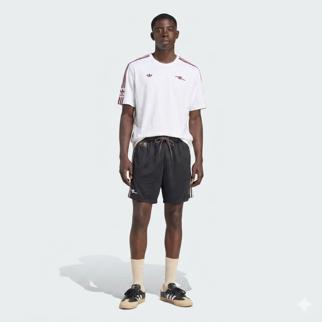Adidas Completino Arsenal Uomo Bianco/Bordeux
