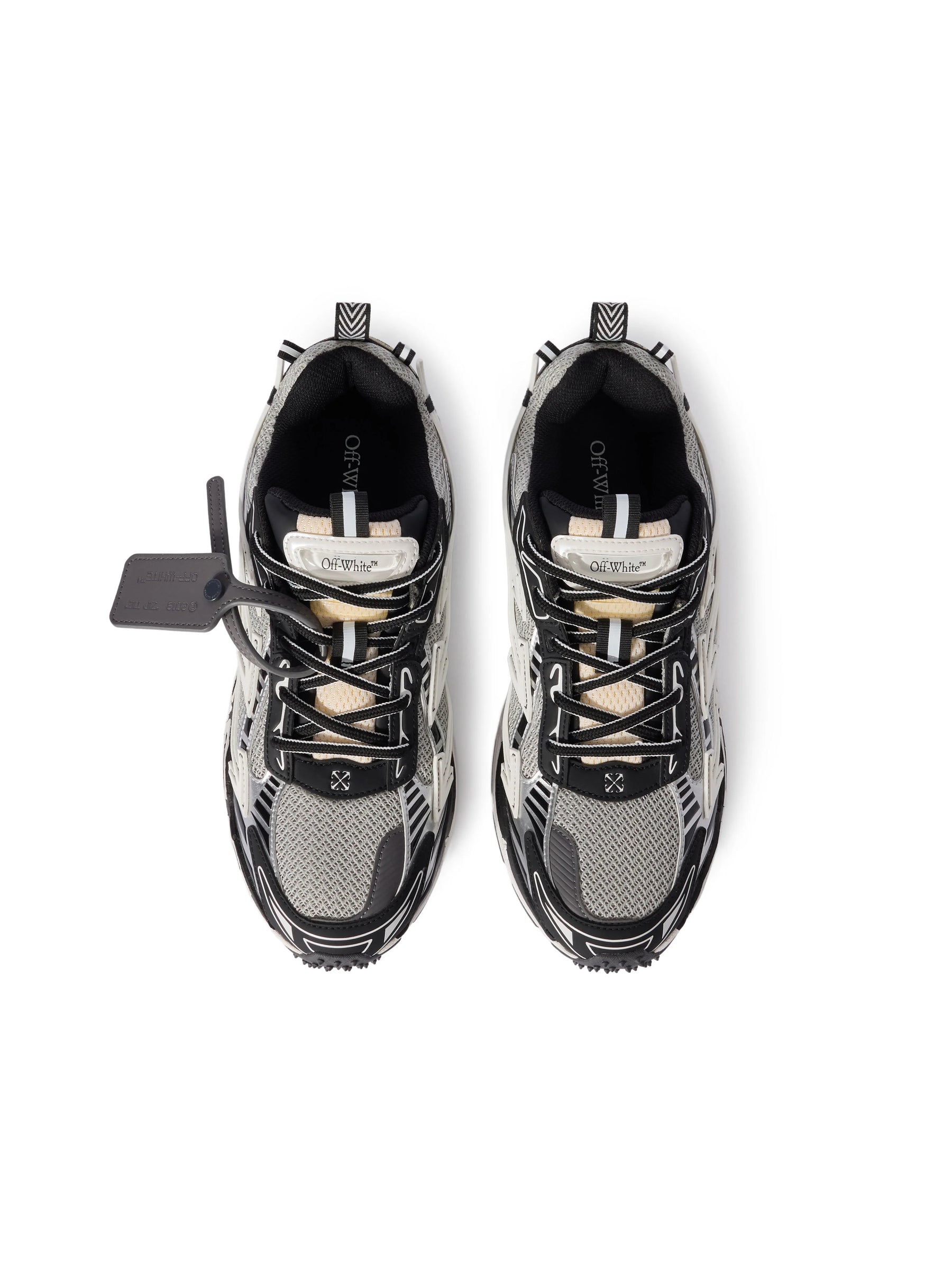 OFF-WHITE Be Right Back Mesh Nera/Grigia