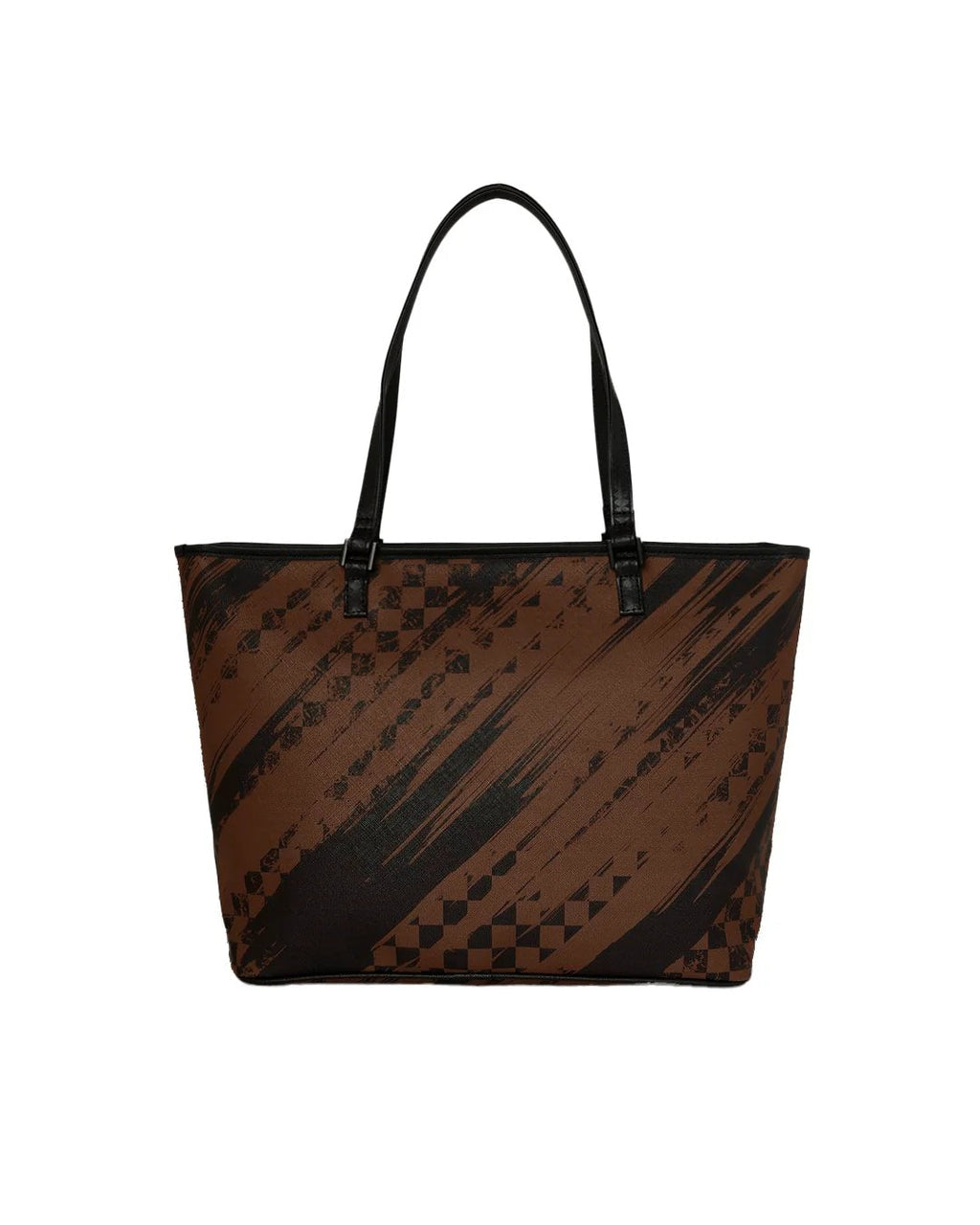 SPRAYGROUND Borsa Smeared Grunge Tote Marrone