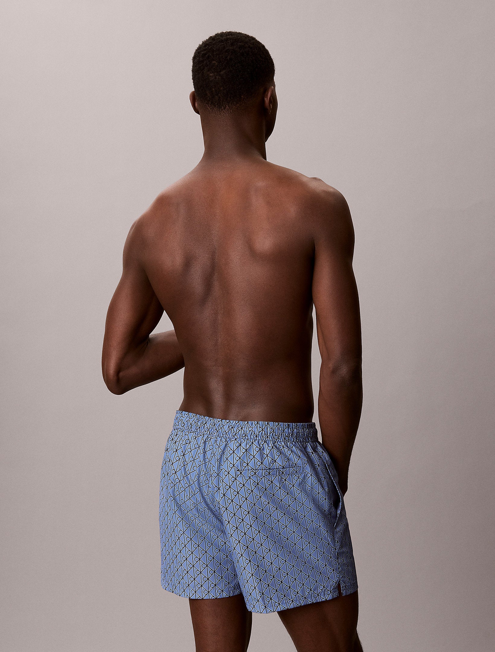 Calvin Klein Costume Da Bagno Con Loghi Blu