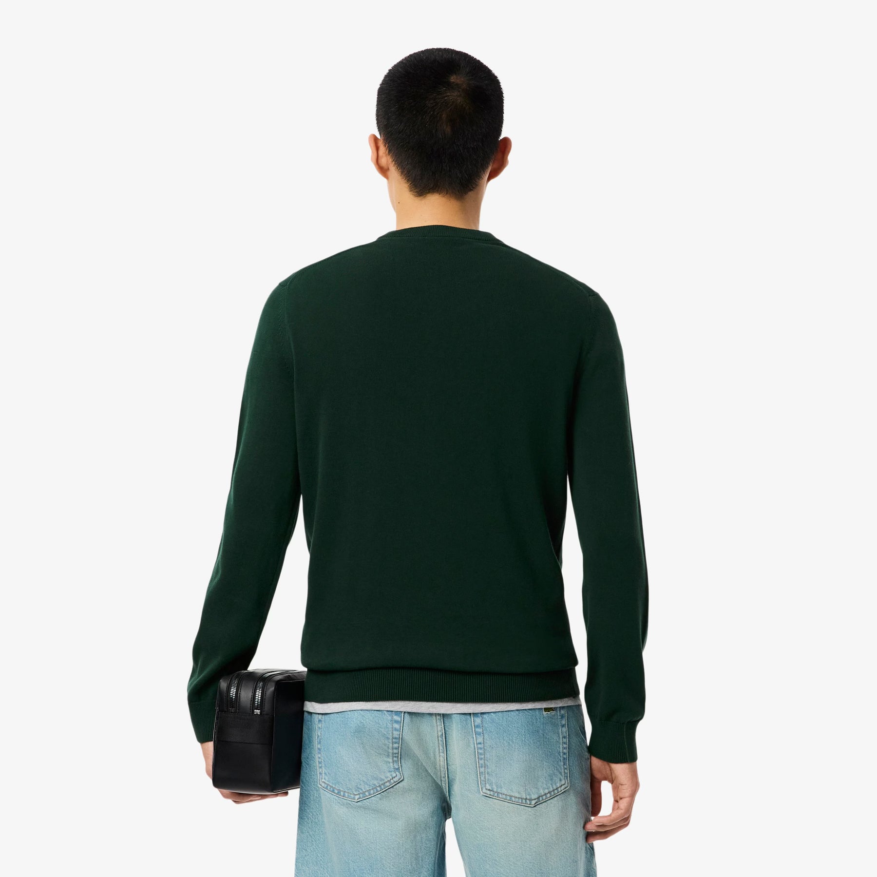 LACOSTE Maglioncino Basic In Cotone Verde