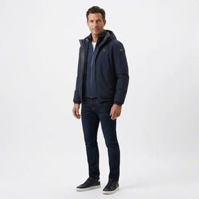 BLAUER Giubbotto Donald Reversibile Con Cappuccio Blu