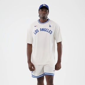 NEW ERA Completino T-Shirt Baseball e Pantaloncino Con Logo LA Bianco/Blu