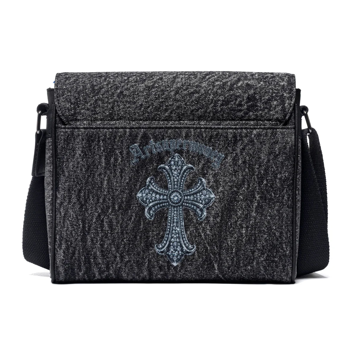 ART SUPER MONEY Borsa a Tracolla T-Bar Shoulder Bag Nero