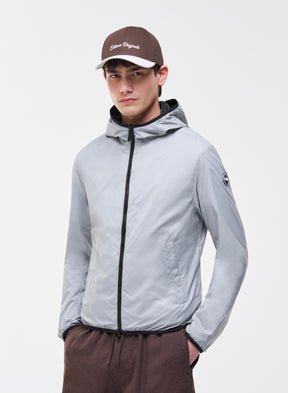 COLMAR Antivento Sfoderato Con Cappuccio Double Face Nero/Grigio