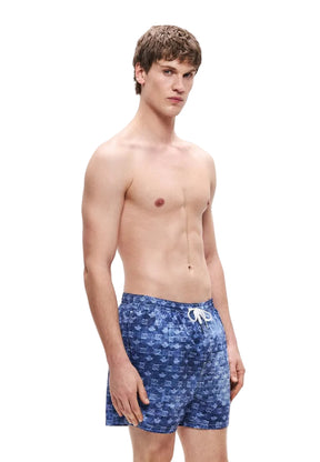 DSQUARED2 Costume Da Bagno Monogram Blu