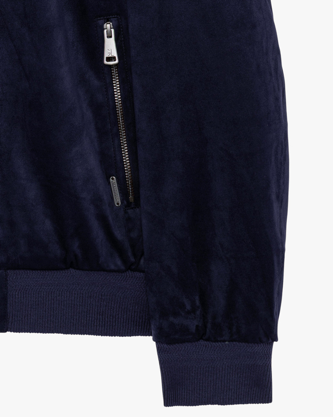 GIANNI LUPO Giacca In Ecopelle Effetto Camoscio Blu 26/27