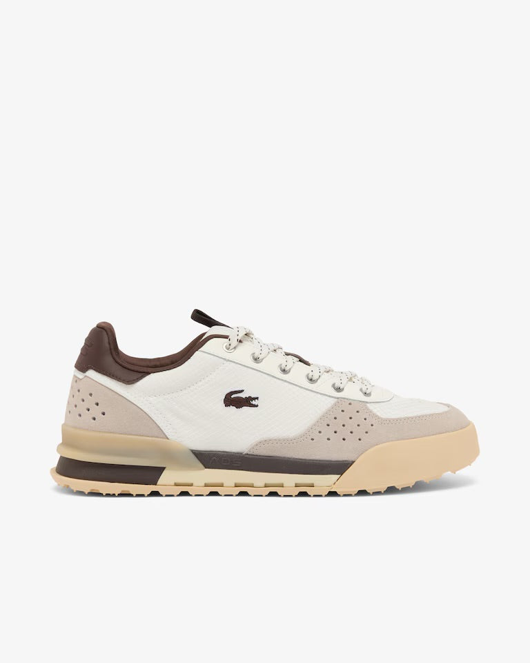 LACOSTE Sneaker Slam Break OFF White/DK Brown