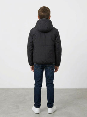 BLAUER Piumino Cedric Junior Pelliccia Interna Bambino Nero