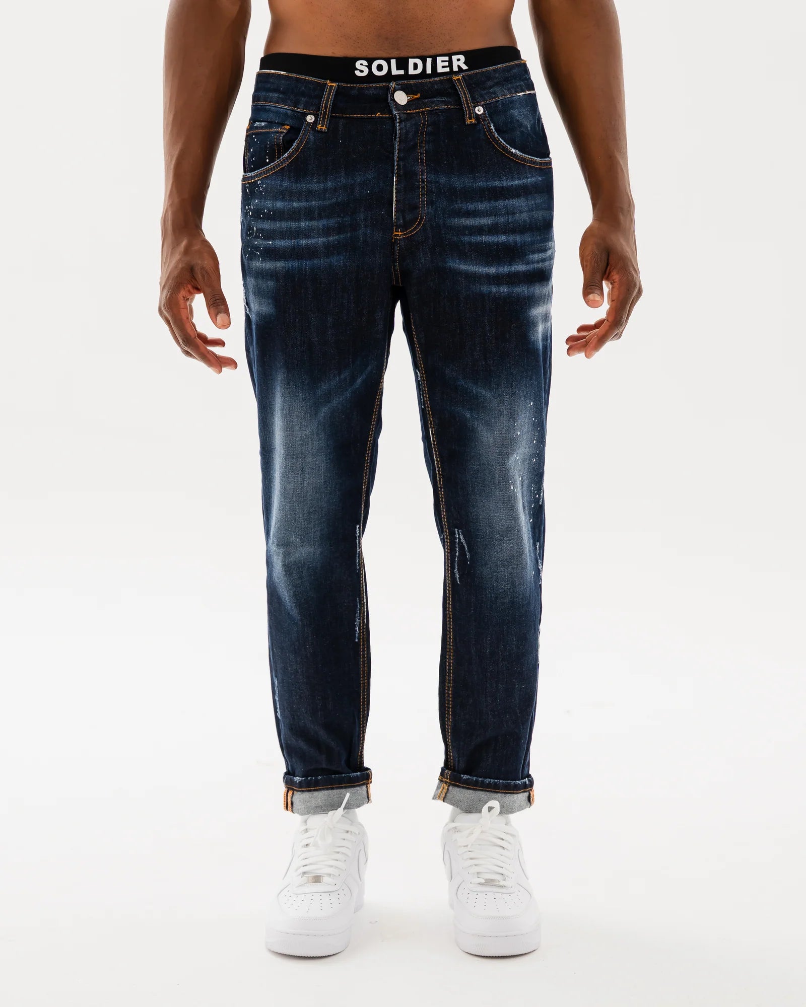 SOLDIER Jeans New Woll Regualr Fit Made in Italy Denim Blu