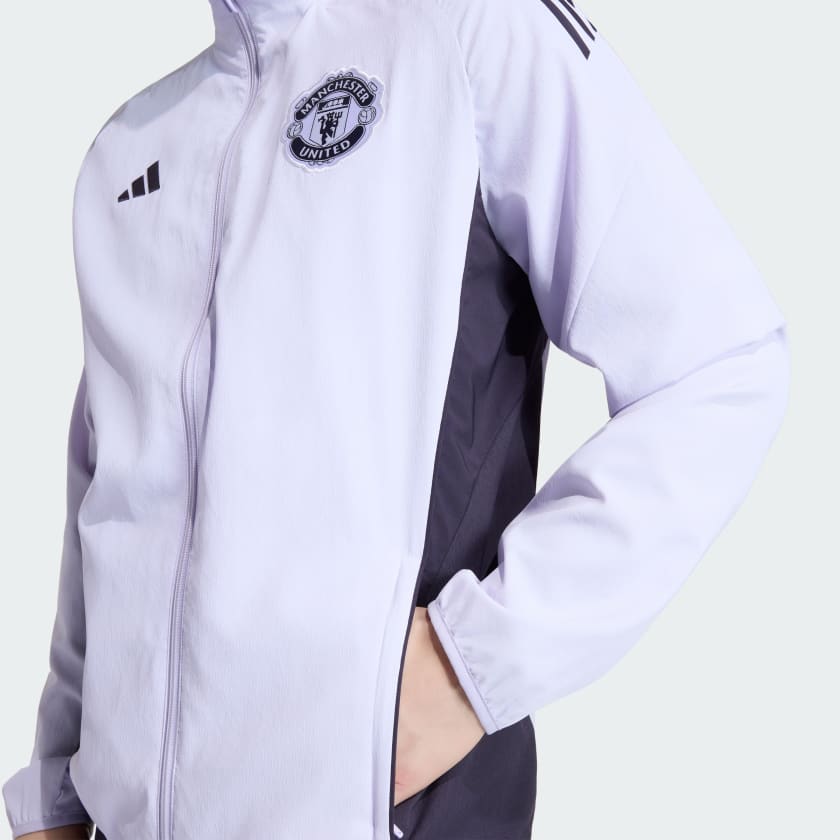 Adidas Tuta Completa Manchester United Uomo Rosa Viola