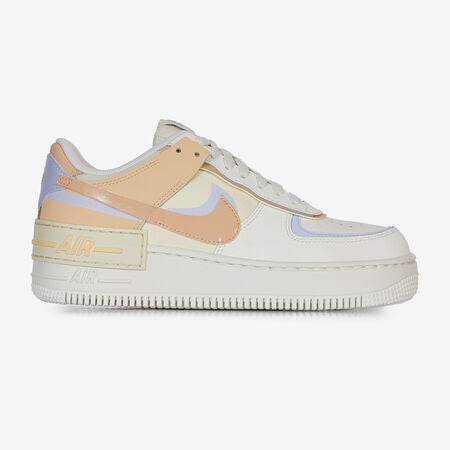 NIKE Scarpa In Pelle AF1 Shadow Beige/Cammello