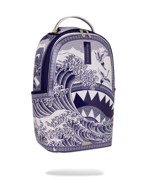 SPRAYGROUND Zaino PORCELAIN WAVE Bianco/Viola
