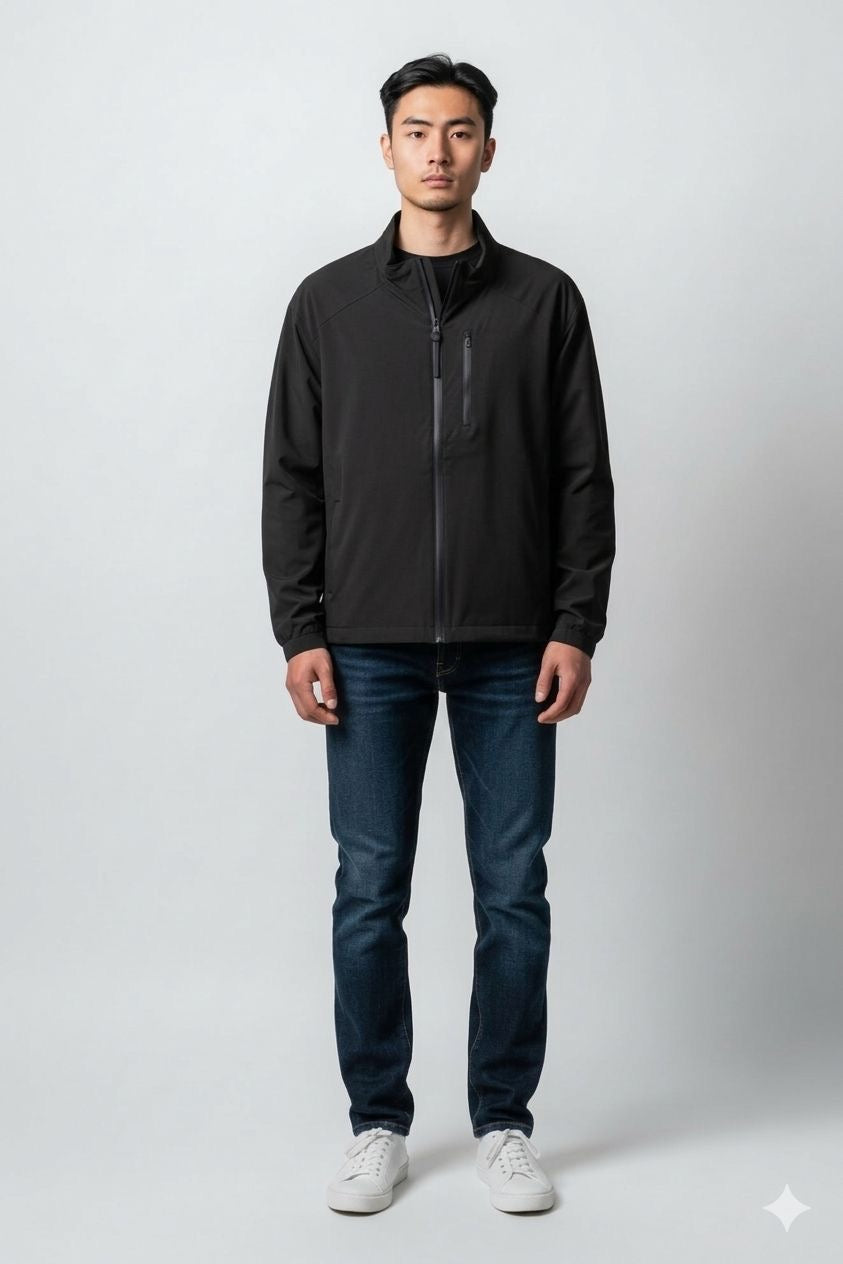 TREZ Antivento Senza Cappuccio Nero