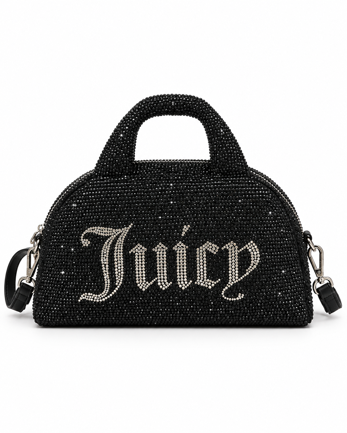 JUICY COUTURE Borsa ESTELLE Ricoperta di Brillantini Con Logo a Contrasto
