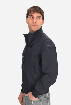 BLAUER Anson Antivento Uomo Senza Cappuccio Blu