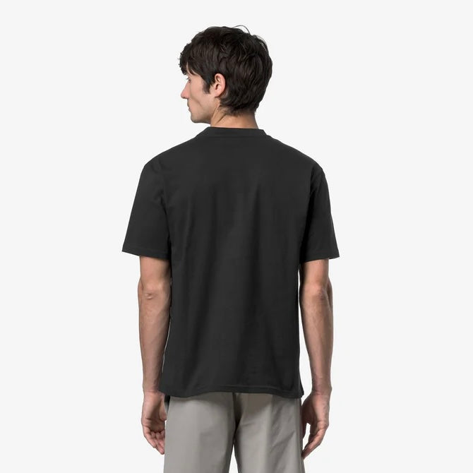K-WAY T-Shirt Solo Jersey Triangle Nera