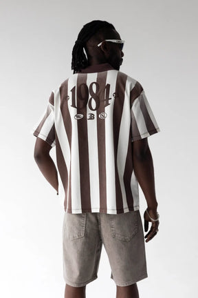 BLACK ISLAND Polo In Cotone Bianca/Marrone