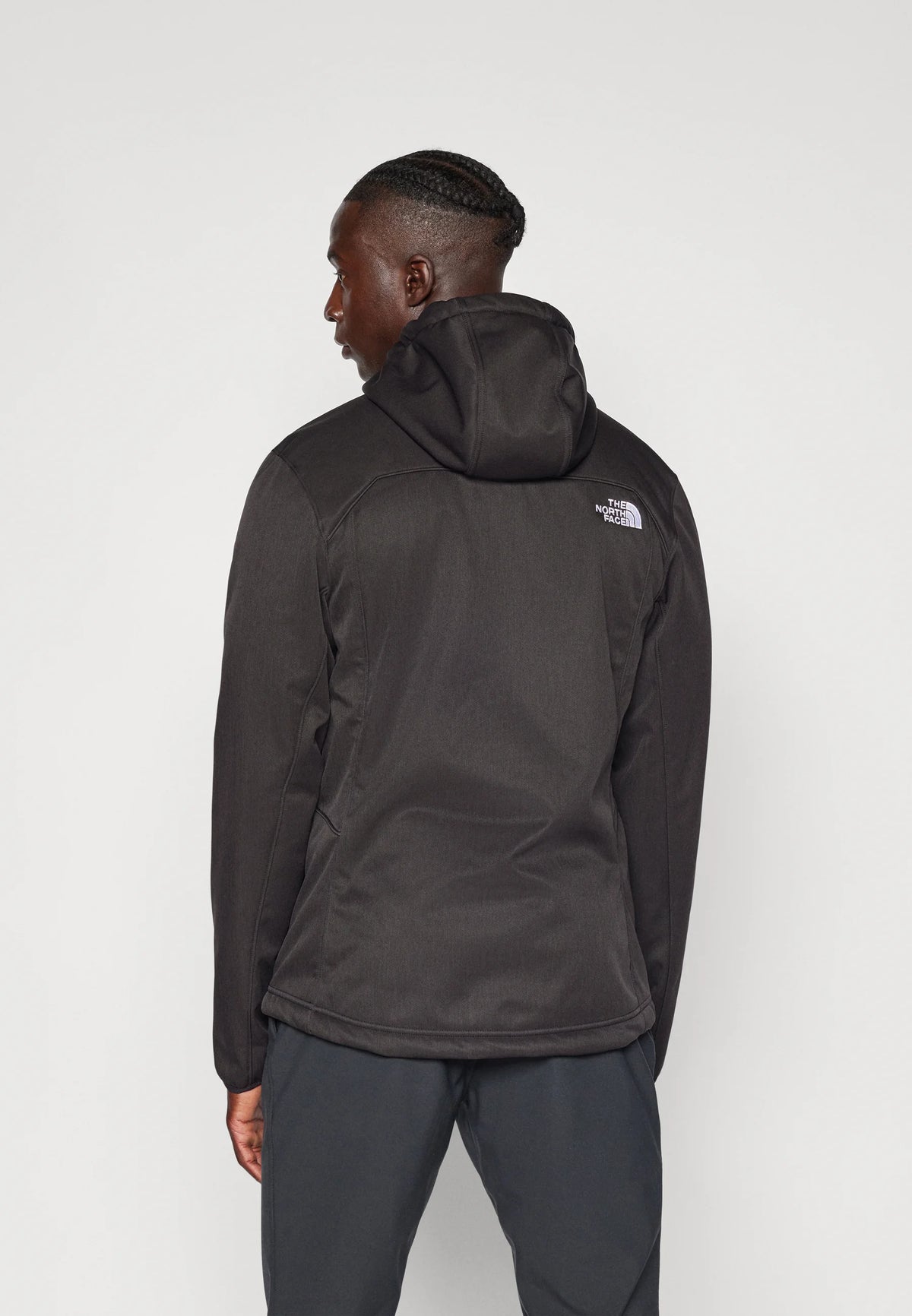 THE NORTH FACE Giubbotto Invernale Softshell Con Cappuccio Nero