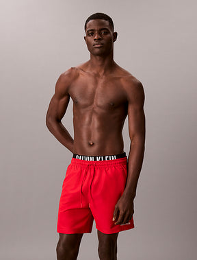 Calvin Klein Costume Da Bagno Con Elastico Rosso