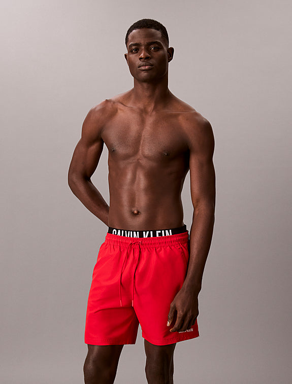 Calvin Klein Costume Da Bagno Con Elastico Rosso