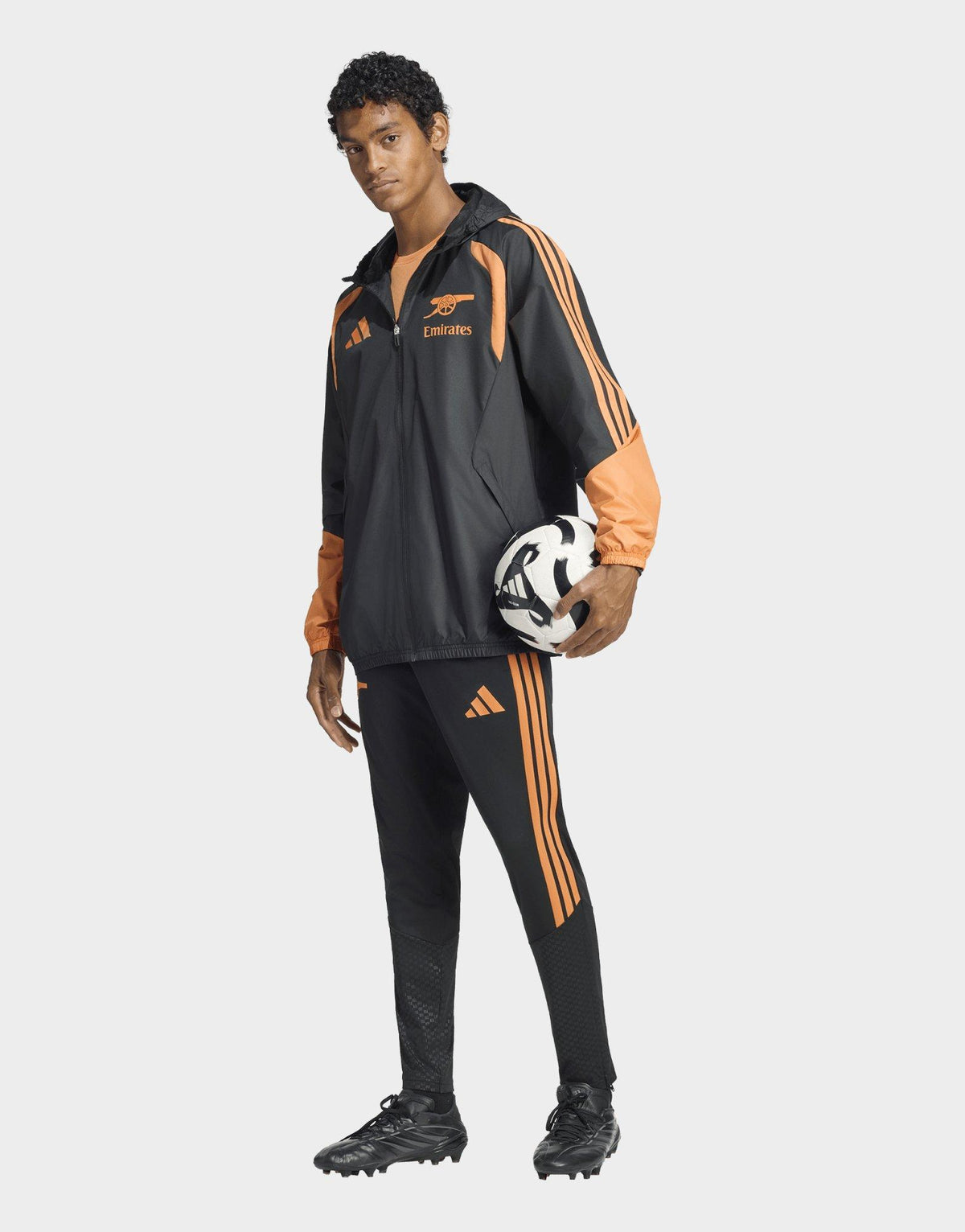 ADIDAS Tuta Completa Arsenal Nero/Arancione