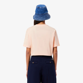 LACOSTE T-Shirt Basic Donna Rose Pale