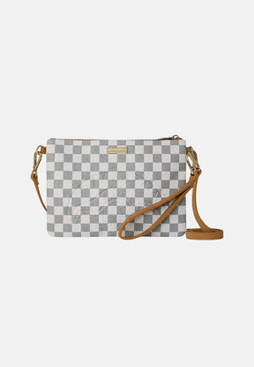 SPRAYGROUND Pochette/Tracolla 3AM CREAM bianca e grigia