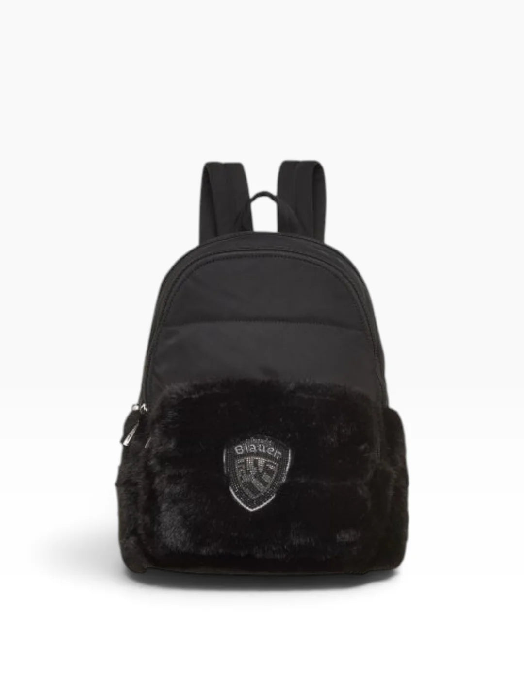 BLAUER Zaino Con Pelliccia Nero