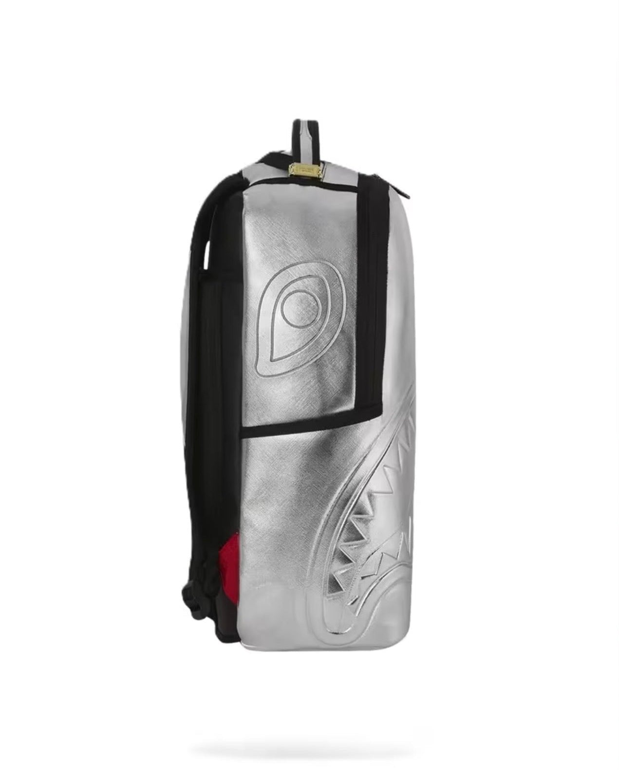 SPRAYGROUND Zaino Silver Side Drip Check Nero/Silver