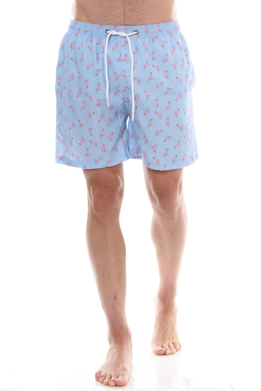 KEYJEY Costume Mare Flamingo Celeste