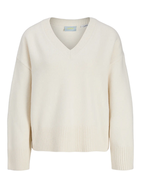 JJXX JXELSA V-NEK Maglioncino Panna Donna AW26