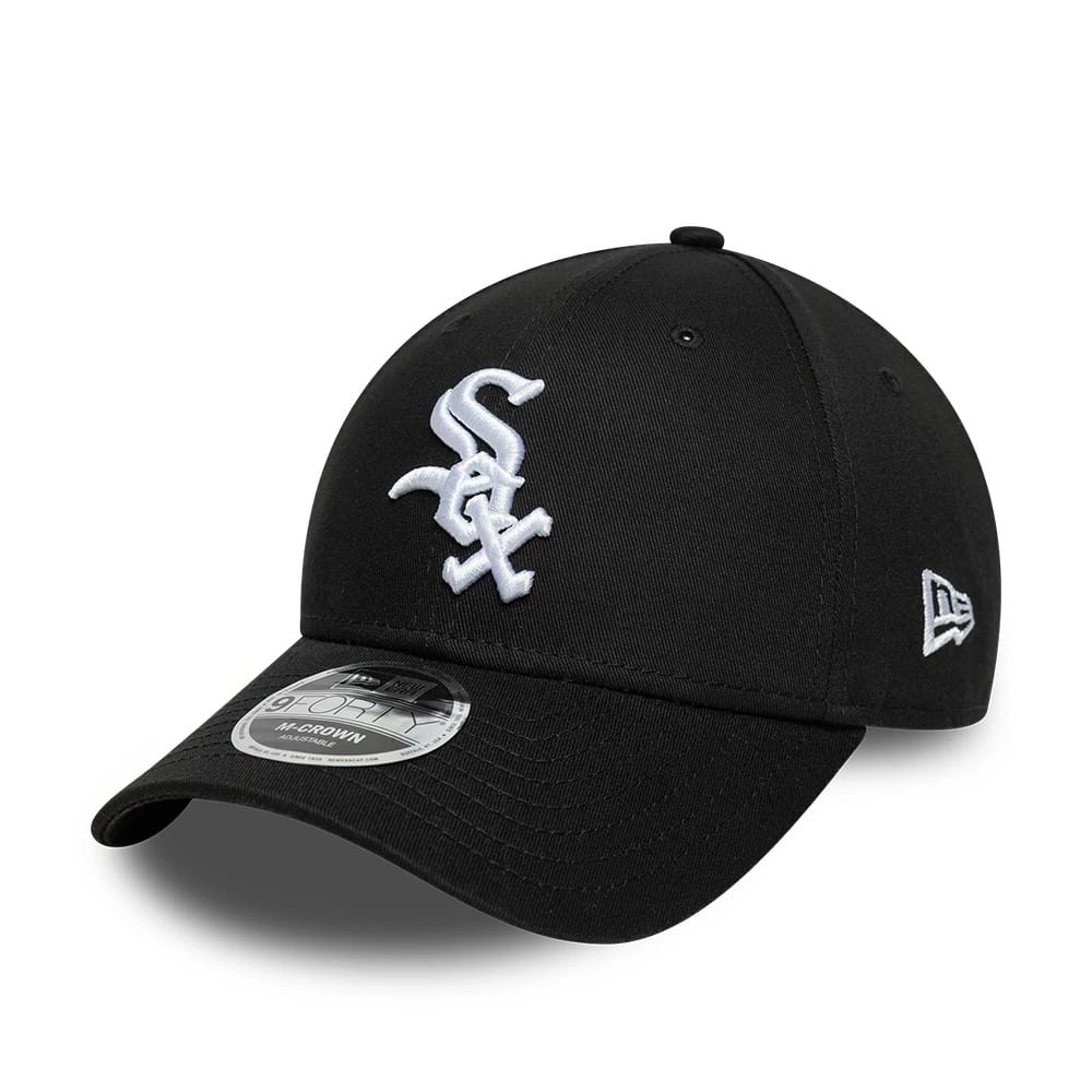 NEW ERA CAP 9FORTY M-Crown Chicago White Sox MLB Side Script Nero