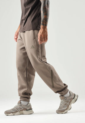 ADIDAS Tuta Completa Con Zip e Cappuccio Beige