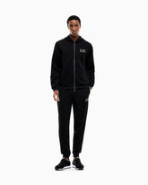 EMPORIO ARMANI Tuta Completa Con Zip e Cappuccio Nero